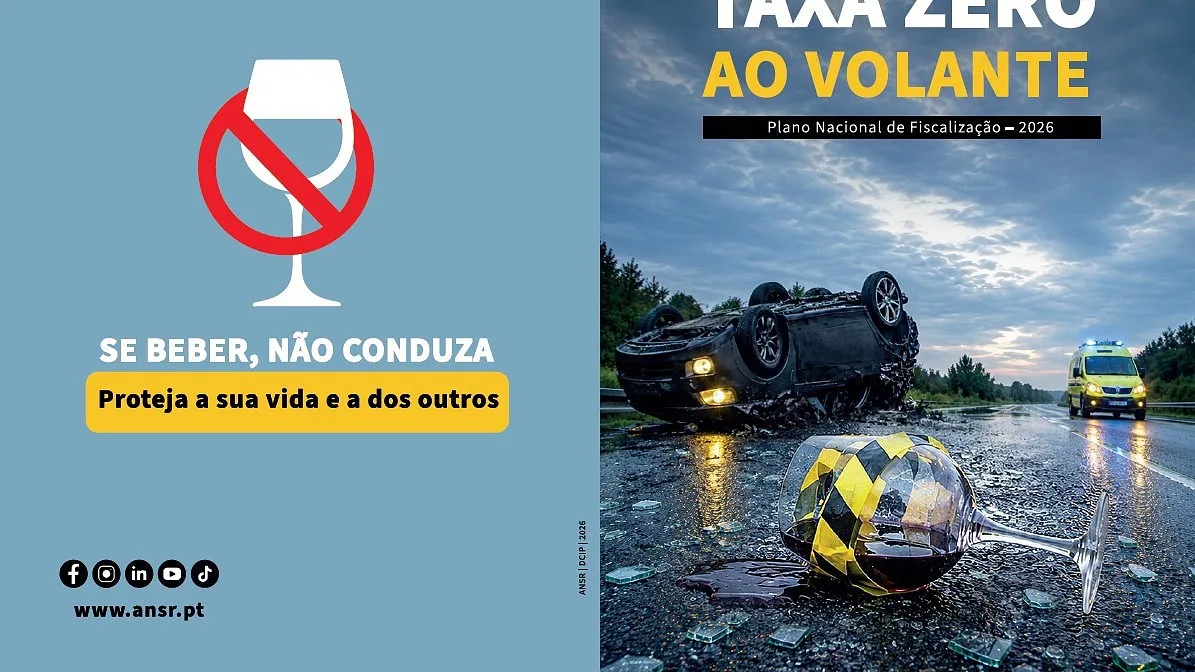 Campanha “Taxa Zero ao Volante” reforça fiscalização da condução sob o efeito do álcool