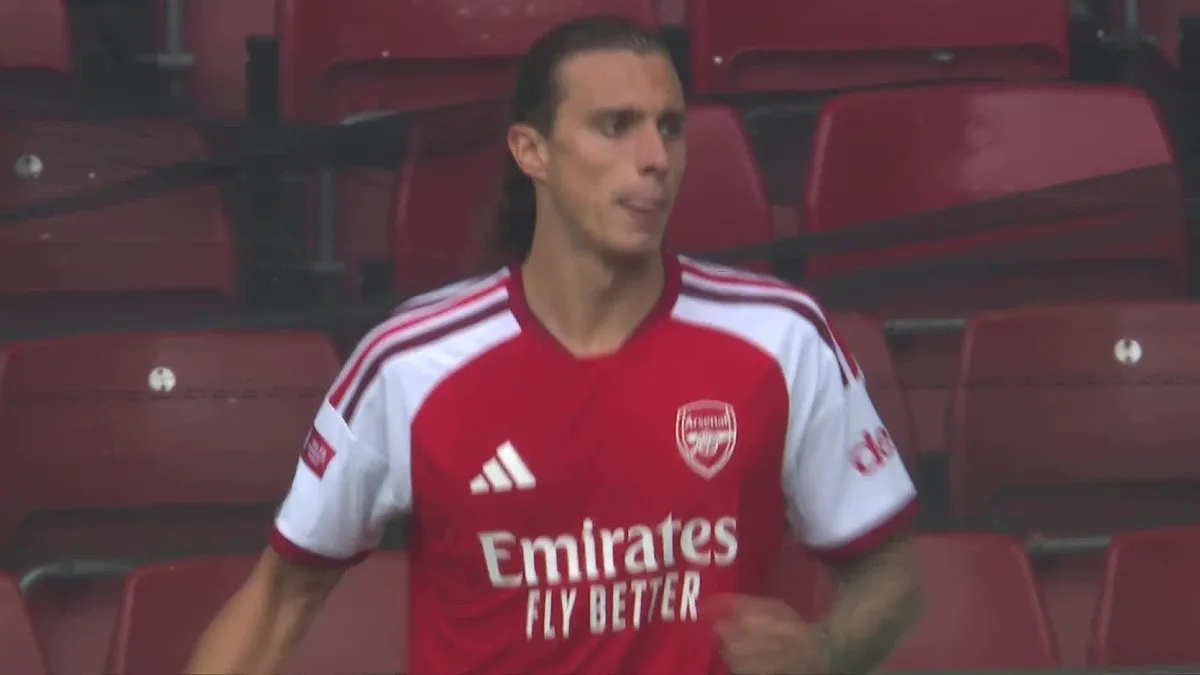 Arsenal’s Calafiori scores in opening minute of FA Community Shield