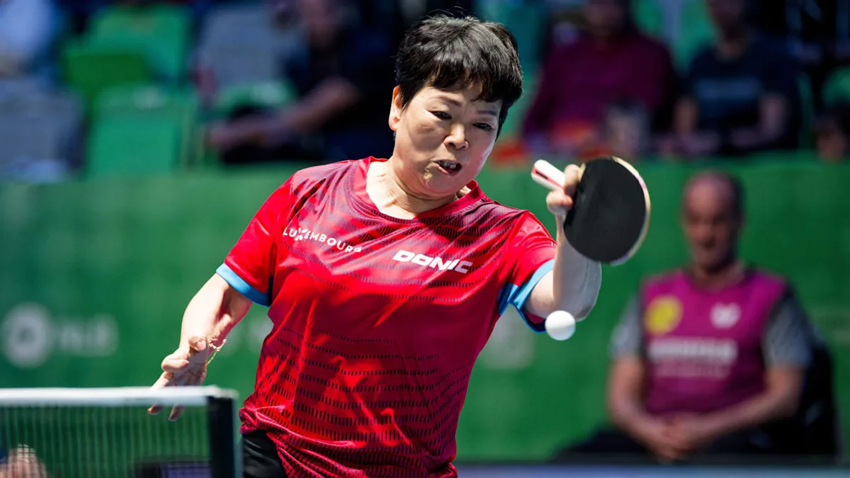 Duell gegen Deutsche (20) - „Tischtennis-Oma“ (63) begeistert bei der EM