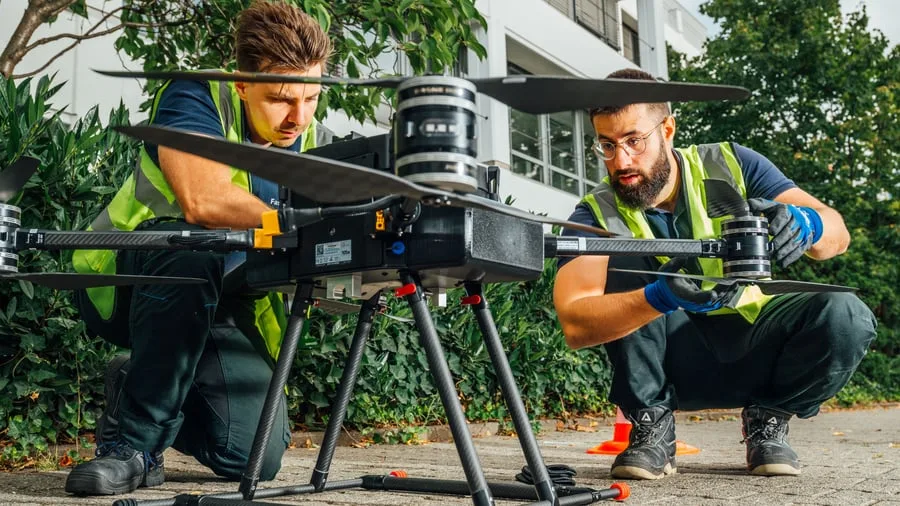Start-up der Woche: Dieses Start-up will Häuser mit Drohnen reinigen