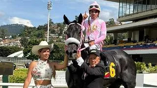 The Exquisite Girl (USA) deja esta impresionante marca en el hipódromo Internacional La Rinconada