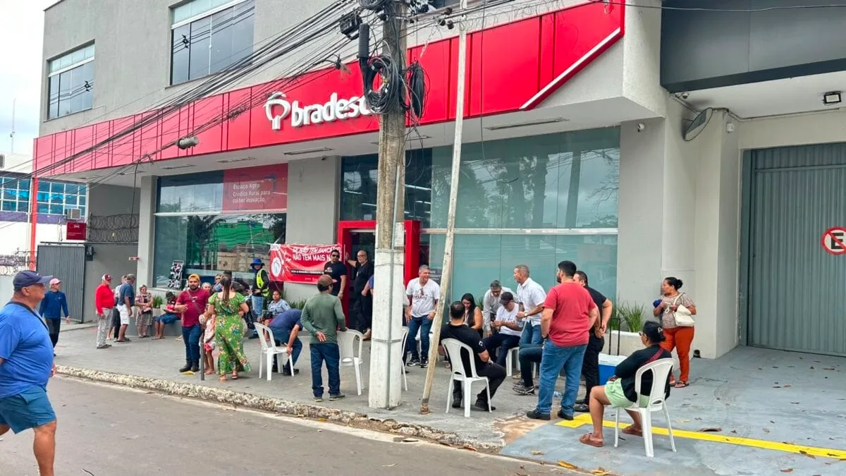 No Acre, bancários fazem paralisação e agências ficam fechadas