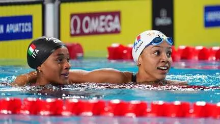 Mary-Ambre Moluh devient vice-championne d'Europe du 50 m dos, sixième médaille pour les Bleus à Saint-Denis