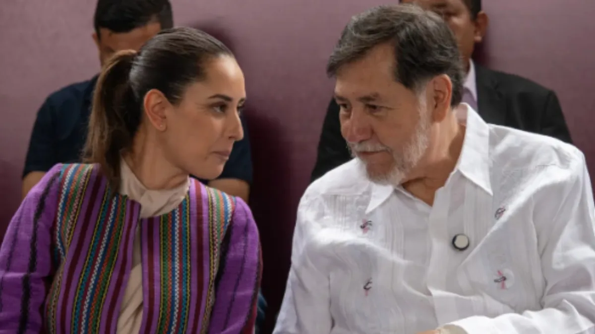 Quién es la actriz Tamara Henaine, imitadora de Claudia Sheinbaum que asistió a evento político con Fernández Noroña