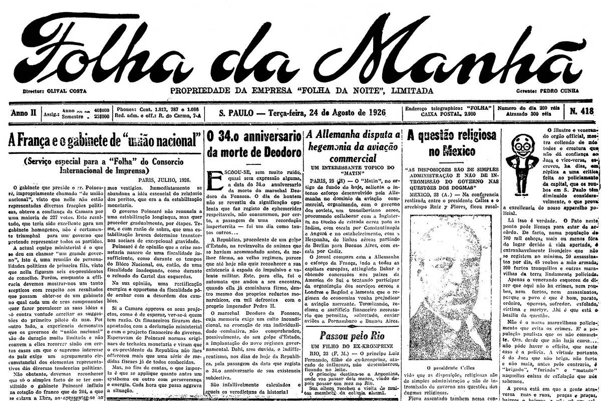 1926: Morre o ator Rodolfo Valentino, aos 31 anos, nos Estados Unidos