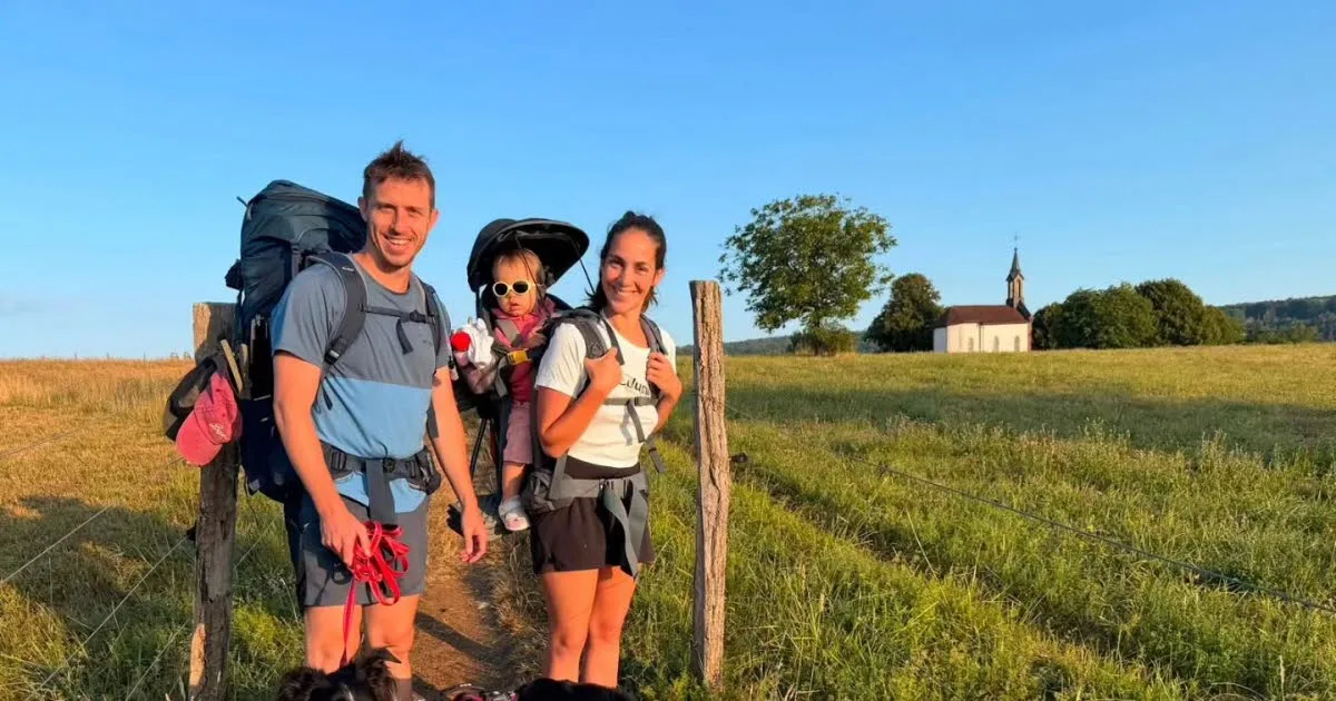 Vacances sportives. Ils ont parcouru la Grande traversée du Jura avec leur fille de 18 mois