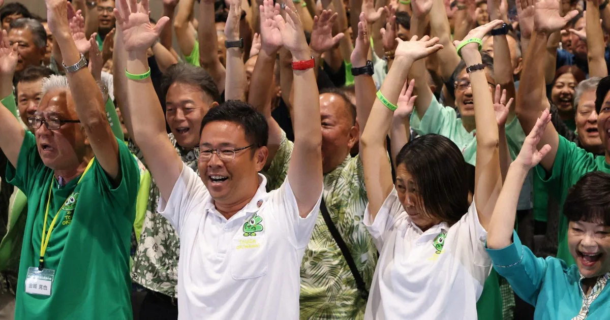 沖縄知事選2026:＜QAで解説＞沖縄県知事選で古謝氏初当選 高市政権に追い風