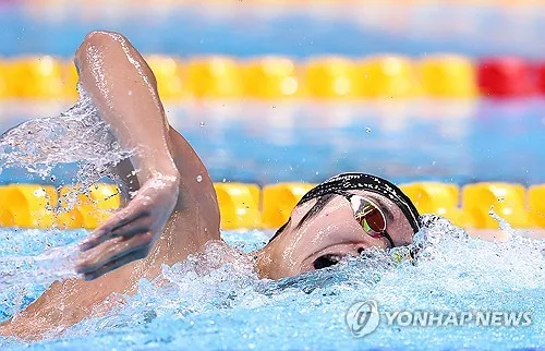 [아시안게임] 자유형 400ｍ 기권한 김우민…한국 경영 '유종의 미' 도전(종합2보)