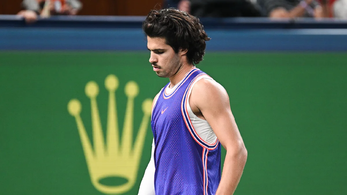 Alcaraz exits Shanghai Masters in straight-sets loss