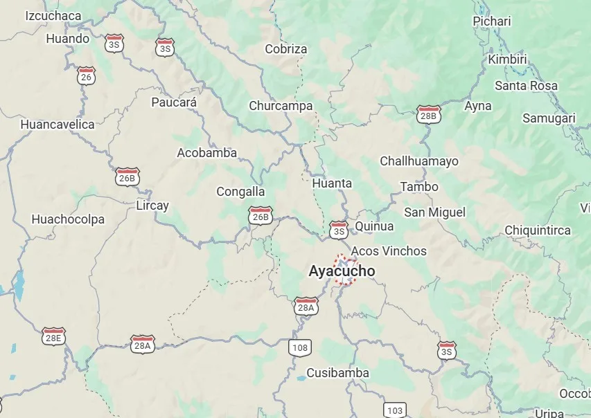 Un terremoto de magnitud 7.2 sacude la región andina de Ayacucho,