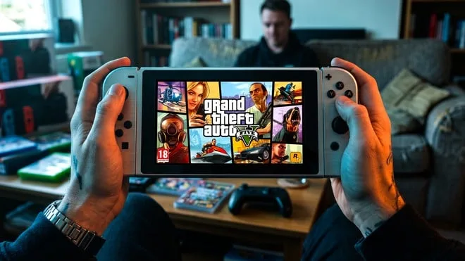Não é GTA 6, mas está quase: Nintendo Switch roda GTA 5 graças a novo port de fãs