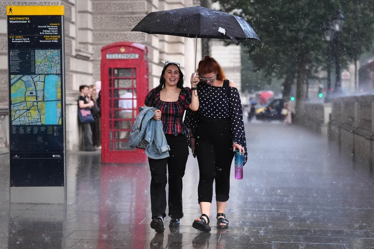 UK faces Bank Holiday washout with as Met Office forecast revealed