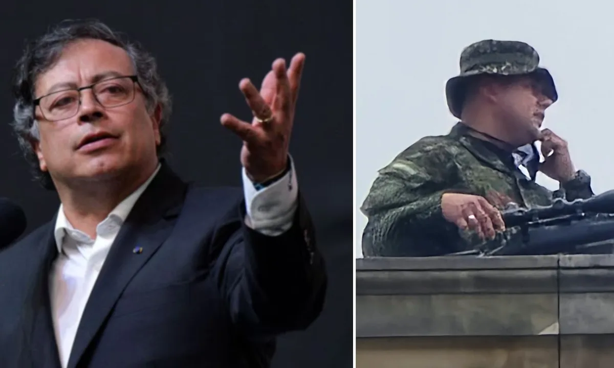 El esquema de seguridad de Petro pidió que dos militares se ubicaran en la terraza del Congreso durante las marchas: no fue una orden del Gobierno