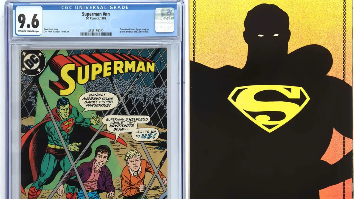UK collector's £20 car boot sale find: 47 rare Superman comics sell for £63,440 after years in loft