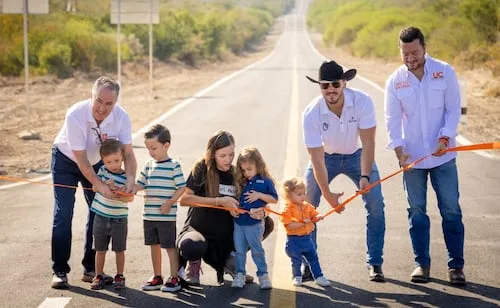 Samuel García inaugura nueva vialidad; carretera conectará las presas Cerro Prieto y León