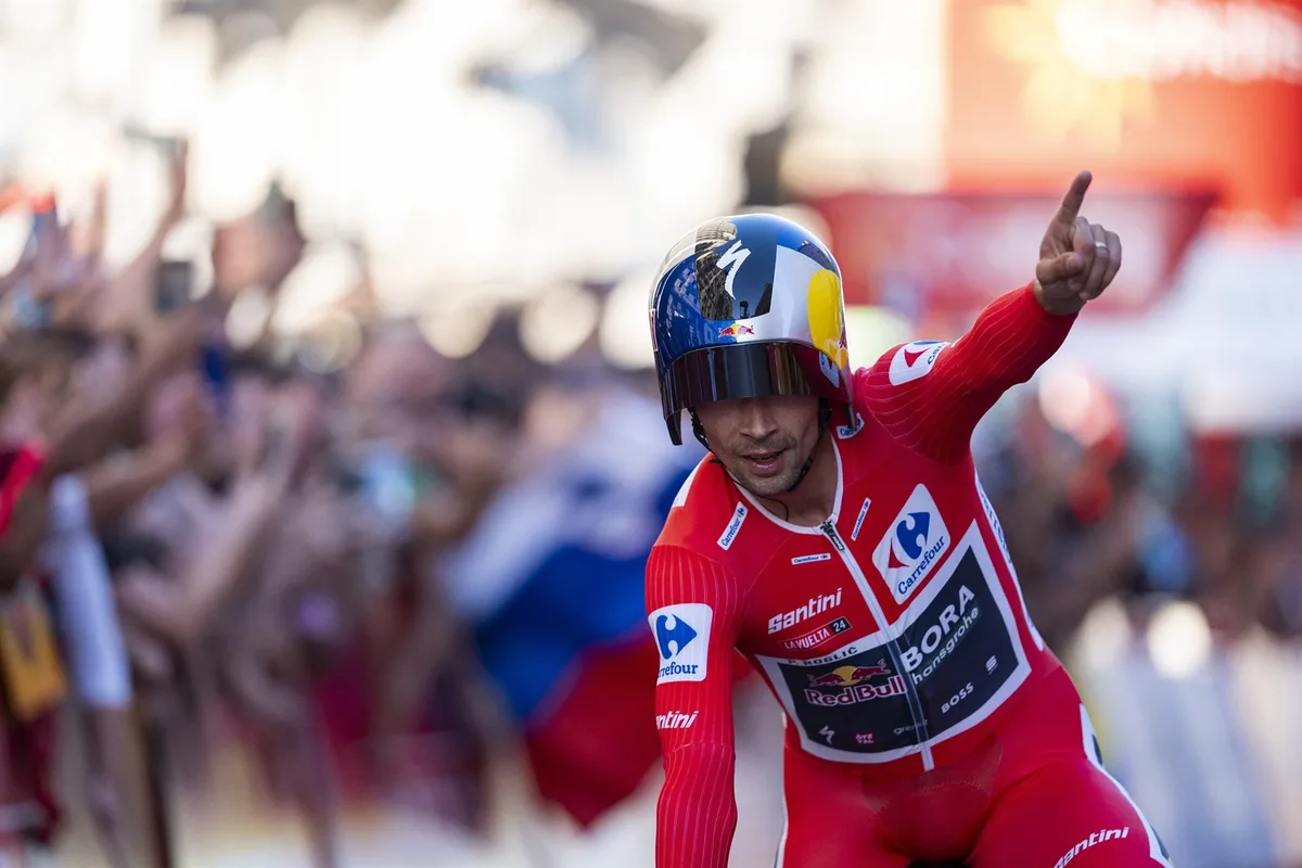 El esloveno Primoz Roglic liderará al Red Bull BORA-hansgrohe en La Vuelta