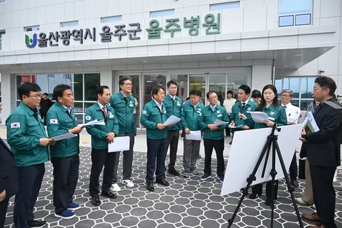 울주군의회, 진료 개시 앞둔 군립 울주병원 현장 점검