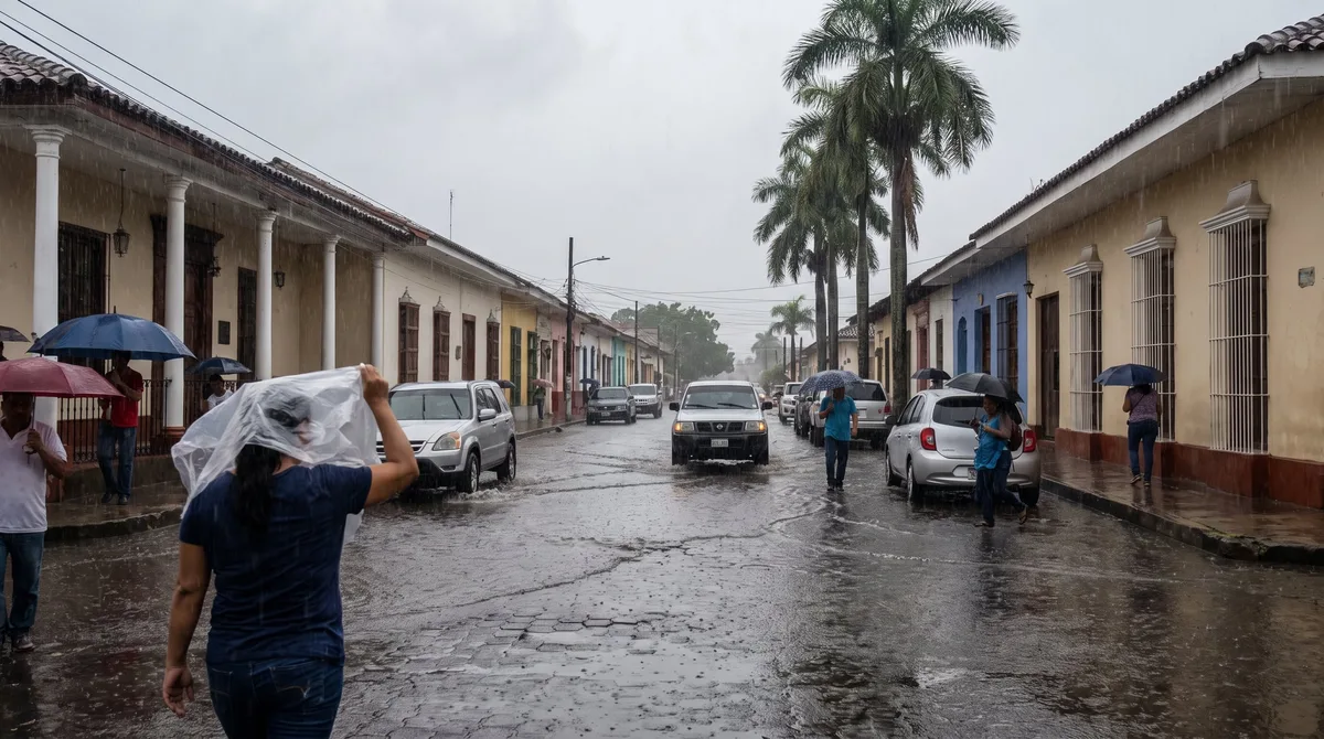 Nicaragua arranca la semana entre calor extremo, lluvias y ráfagas de hasta 65 kilómetros por hora