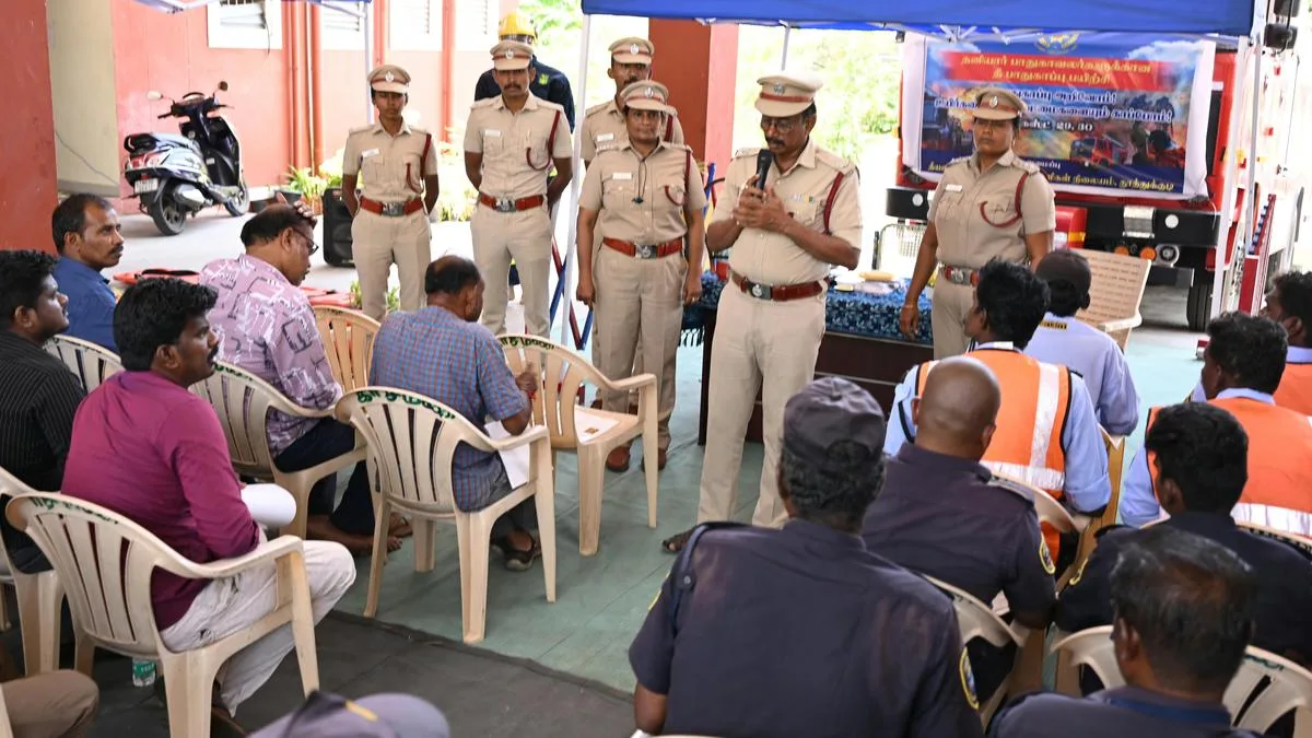Private security guards get training in firefighting