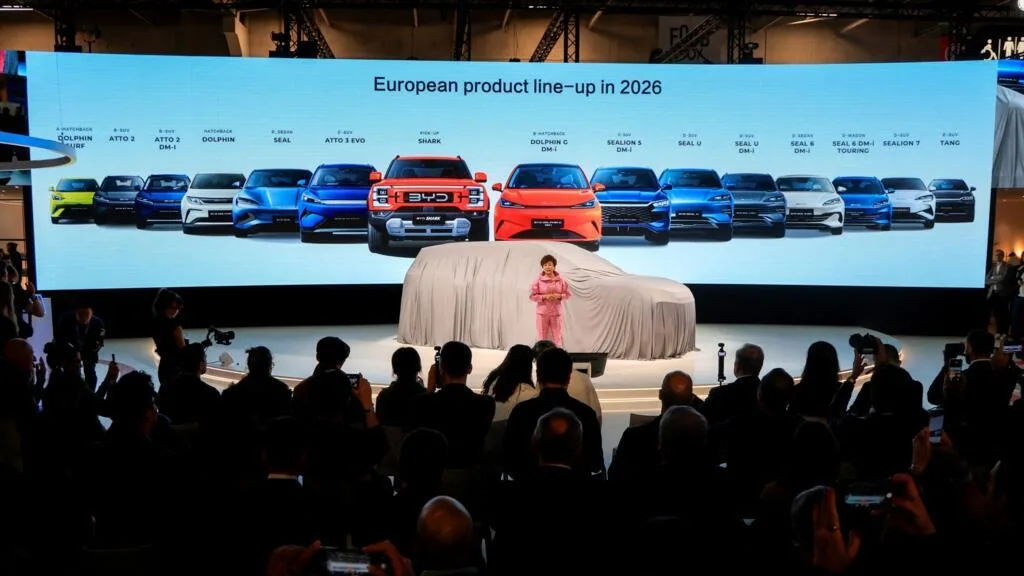 Les entreprises chinoises à la conquête de l'Europe au Mondial de l'automobile