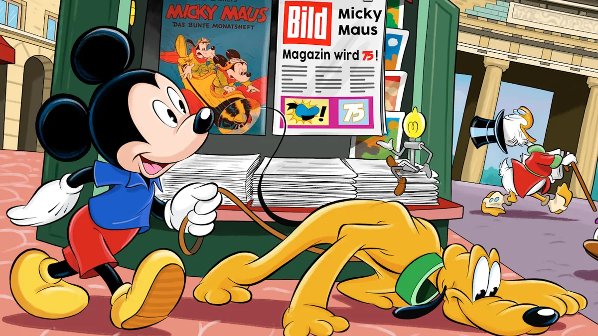 BILD-Reporter gratuliert Maus-Heft zum 75. - Happy BirthDUCKk, Micky