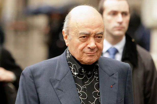 Police send Mohamed Al Fayed case file on suspect in his 80s to prosecutors