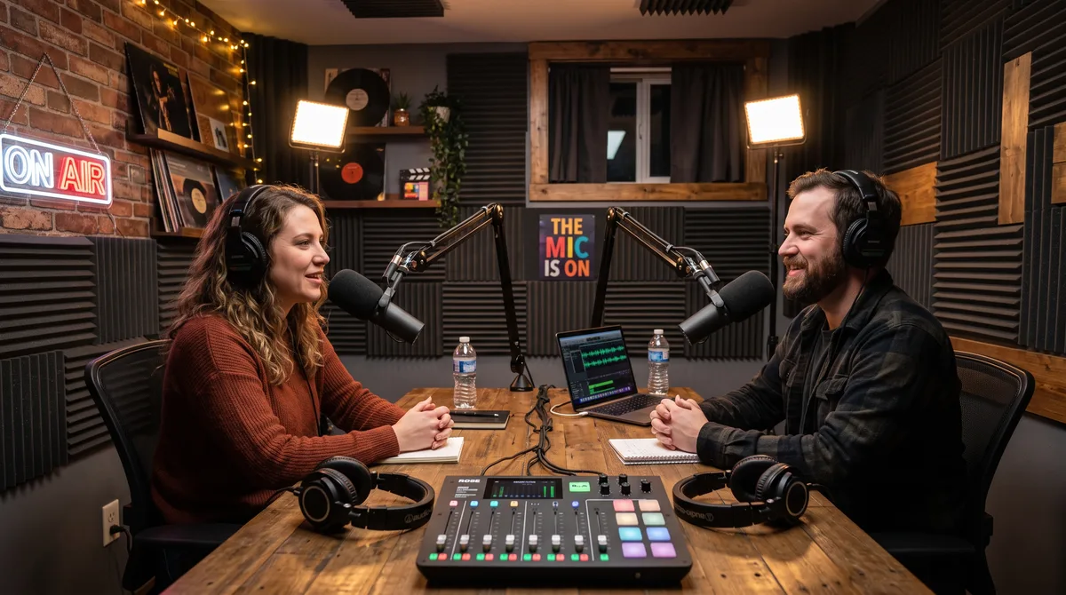 Quanto custa montar um estúdio de gravação de podcast em um quarto de 10 m² em 2026?