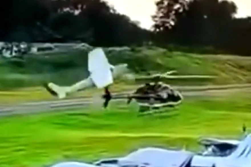 Un piloto de avioneta murió en una violenta colisión con un helicóptero de la Policía de Pensilvania