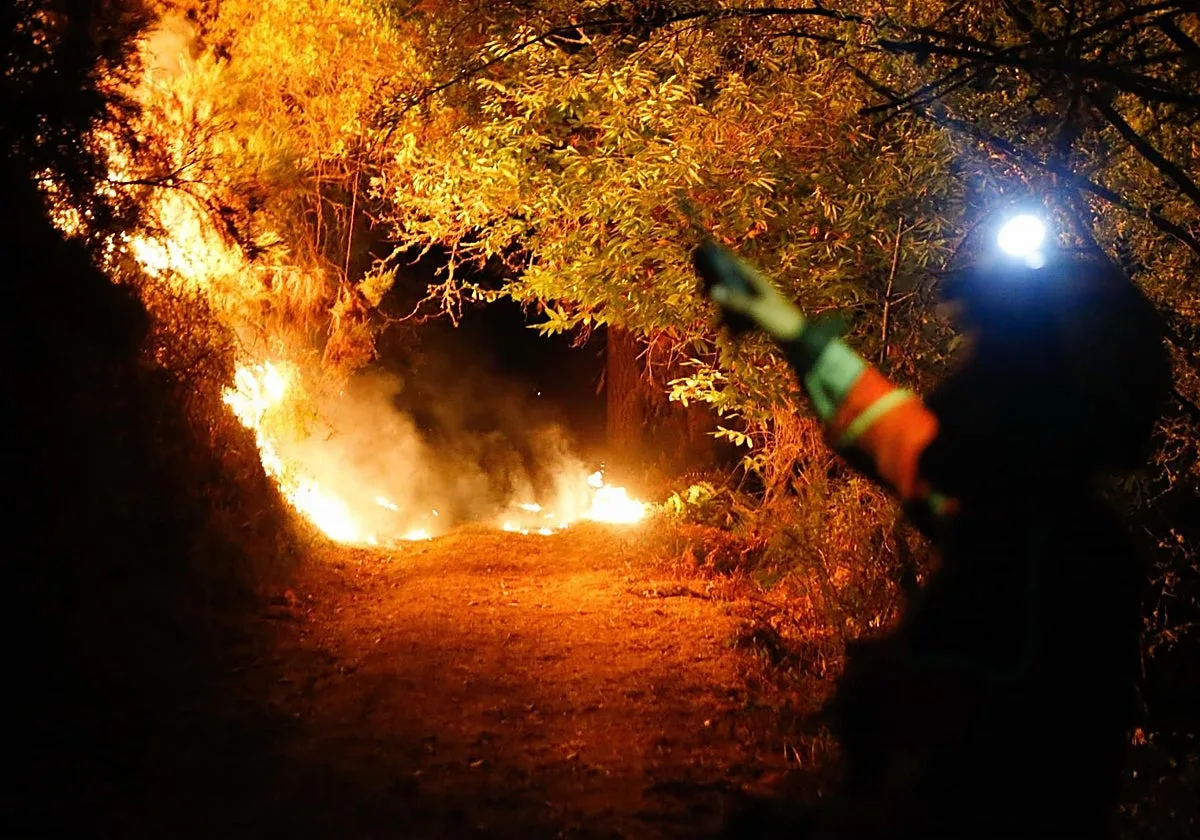 Extinguidos los incendios de Navia de Suarna (Lugo) y Forcarei (Pontevedra) tras calcinar cada uno 30 hectáreas