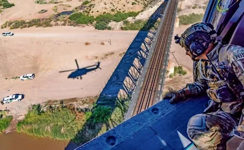 EU derriba con láser drones de cárteles mexicanos en la frontera sur, reporta Comando Norte; utilizó sistema AMP-HEL por primera vez