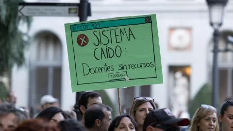 La Marea Verde toma las calles de Madrid en el tercer día de huelga indefinida: "La educación no se vende, se defiende"