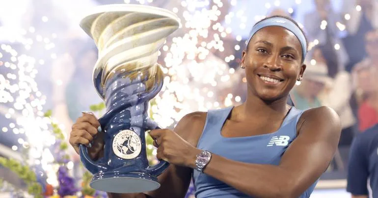 Tenista Coco Gauff conquista título em Cincinnati