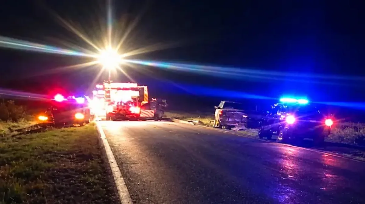 Tres jóvenes murieron atropellados por una camioneta mientras cambiaban una rueda en la Ruta 65