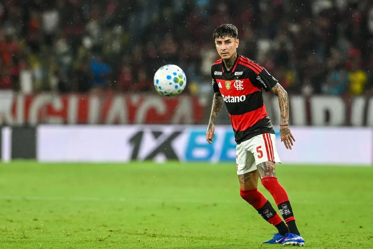 Pulgar fica perto de renovar com o Flamengo e deve estender vínculo até 2028