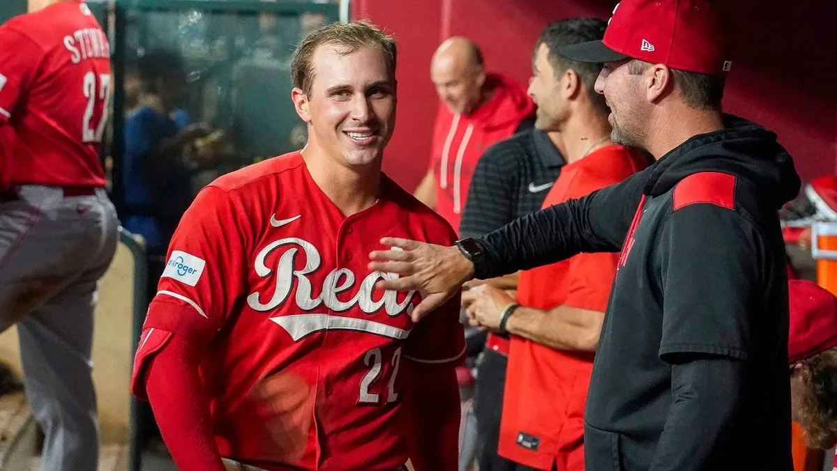 Bleday becomes 8th player in Reds history to hit for the cycle