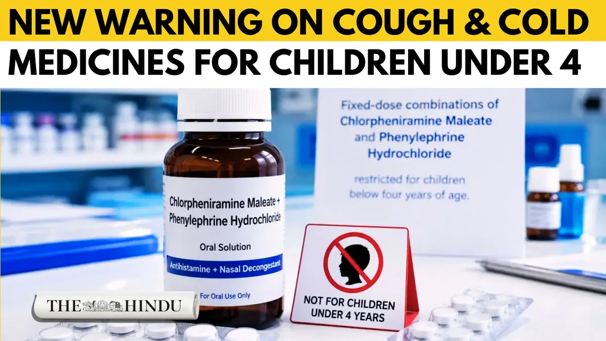 Cough & cold medicines with these ingredients not for children under four: What parents need to know