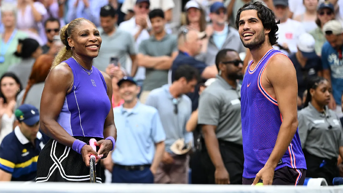 Williams, Alcaraz take opener, fall in US Open mixed doubles quarters