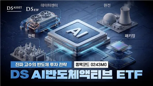 DS운용, 'AI 반도체 밸류체인 투자' 액티브 ETF 13일 상장