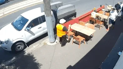 Video captures cafe meeting where building executive was allegedly delivered a $6m threat