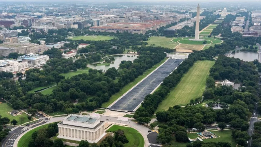 Trump: Reflecting Pool 'almost completely fixed' with improvements