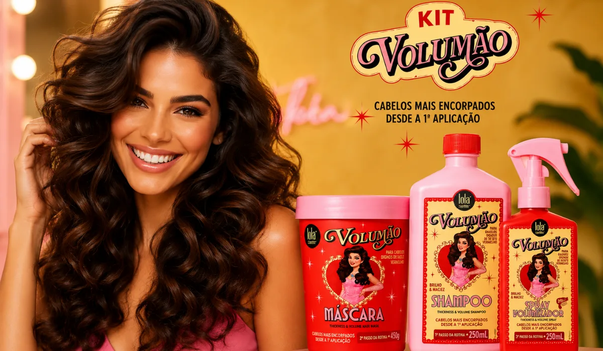 Cabelo muito fino? Lola From Rio lança linha Volumão para cabelos mais encorpados; veja como usar