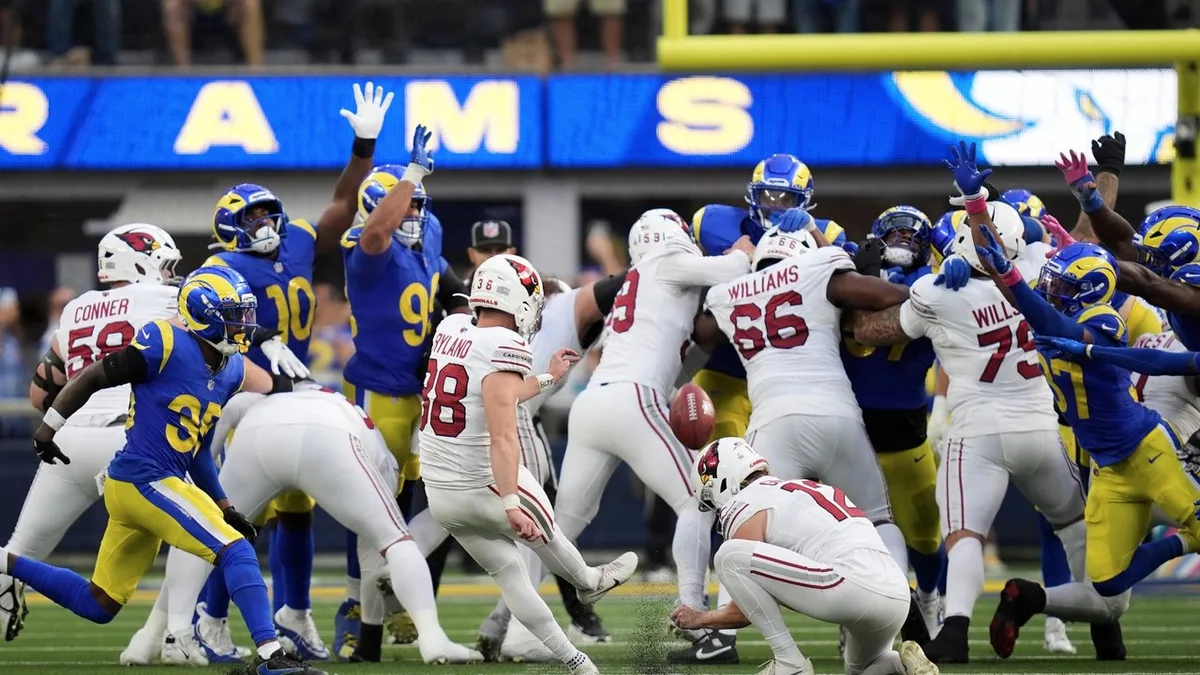 Cardinals’ Ryland drills sixth FG of game at buzzer to cap off stunner vs. Rams