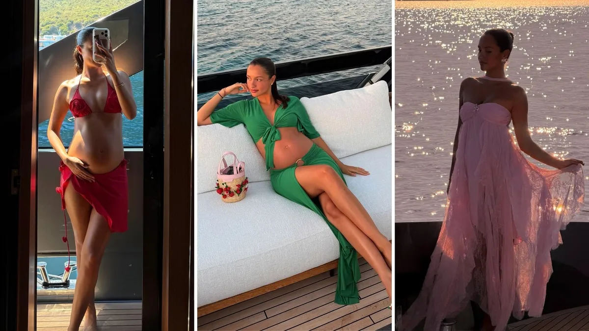 Alexandra Leclerc redefine la maternidad contemporánea: las claves de sus looks en la Costa Azul
