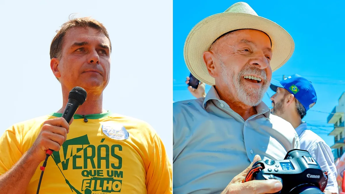 O desempenho de Flávio Bolsonaro e Lula na menor cidade do país