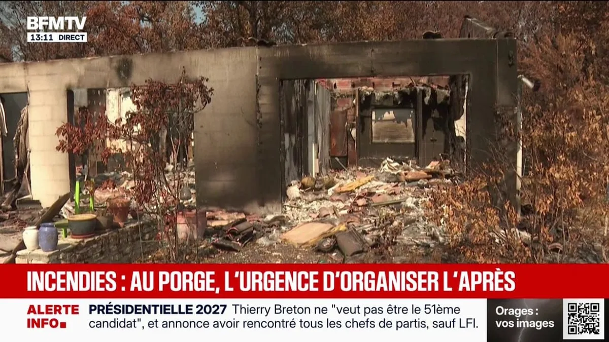 Incendies: au Porge, les habitants attendent des réponses après la destruction de la commune