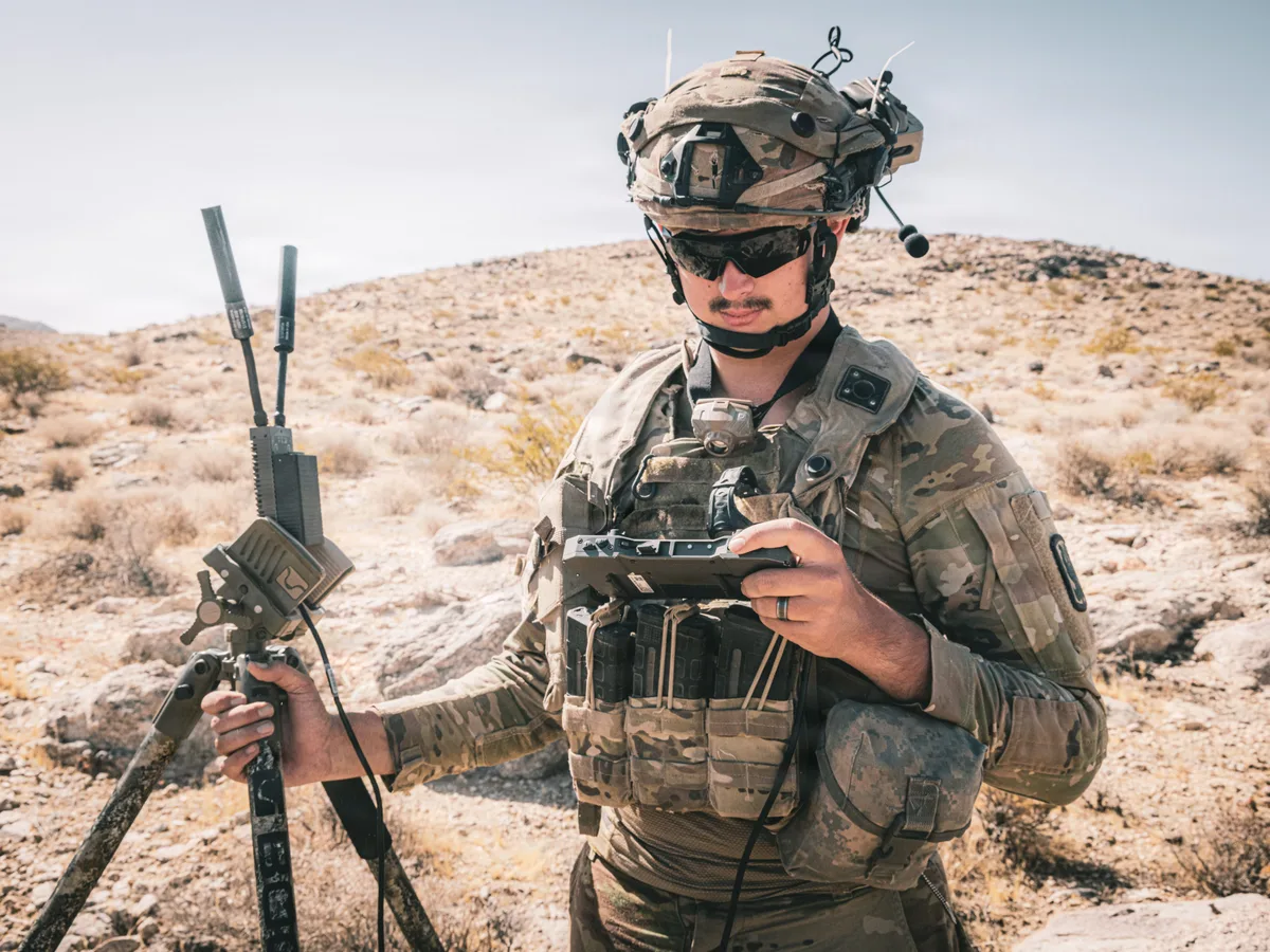 These smartphones on soldiers' chests are becoming an important tool in the US Army's plans for a high-tech fight