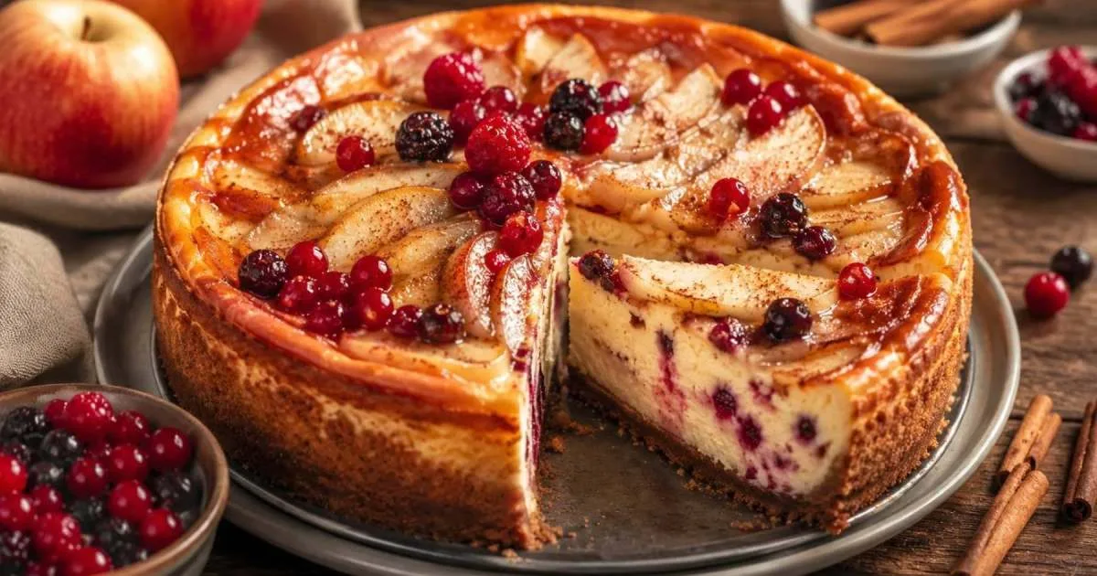 Cómo preparar un cheesecake de manzana y canela: receta fácil y elegante para disfrutar