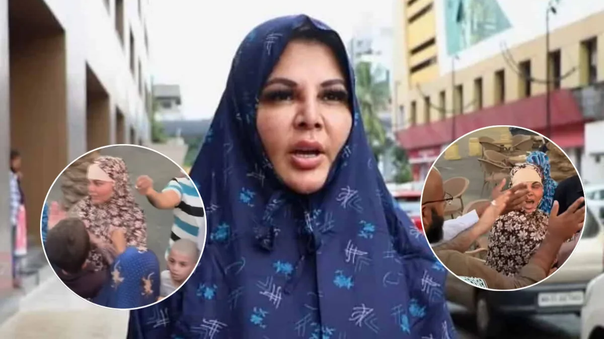 Rakhi gets mobbed in Mecca while praying for Nepal flood victims