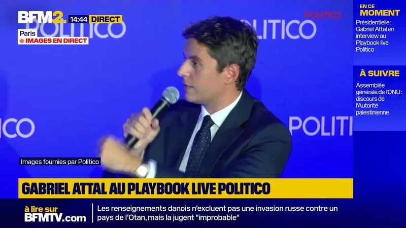 Gabriel Attal: "Soutenir l'Ukraine c'est un investissement"