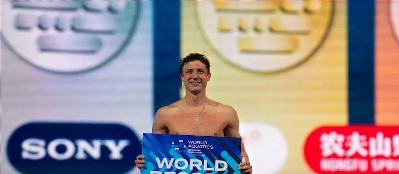Pieter Coetzé torpedoes Tashkent pool to claim his first world record